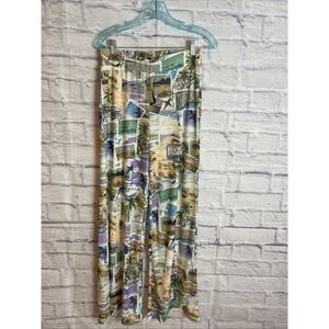 Royalty  By Maluma NWT Women's Pull On Lounge Travel Print Pants Y2K Size Medium